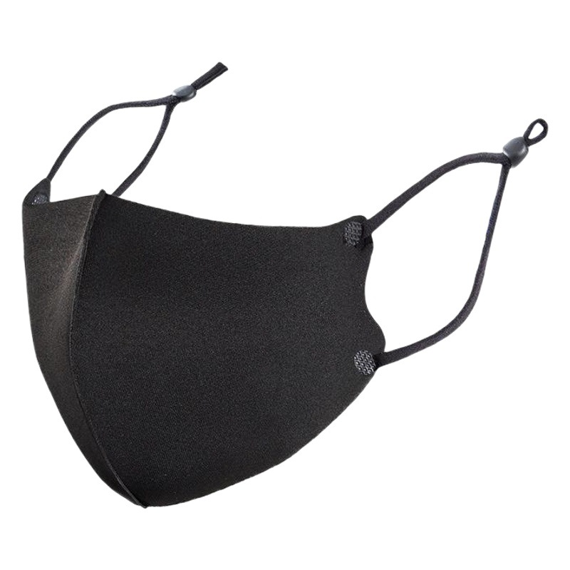 Ice Silk Mask for Men and Women Adjustable Summer Sun Protection Breathable Dustproof Anti-Smog Ice Silk Cotton Knitted Washable 3D Mask