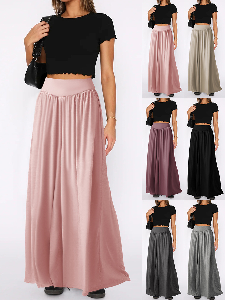 2025 New Loose Dance Pants European and American Pendant Casual Pants Women's Amazon Explosions High Waist Wide Leg Pants Summer