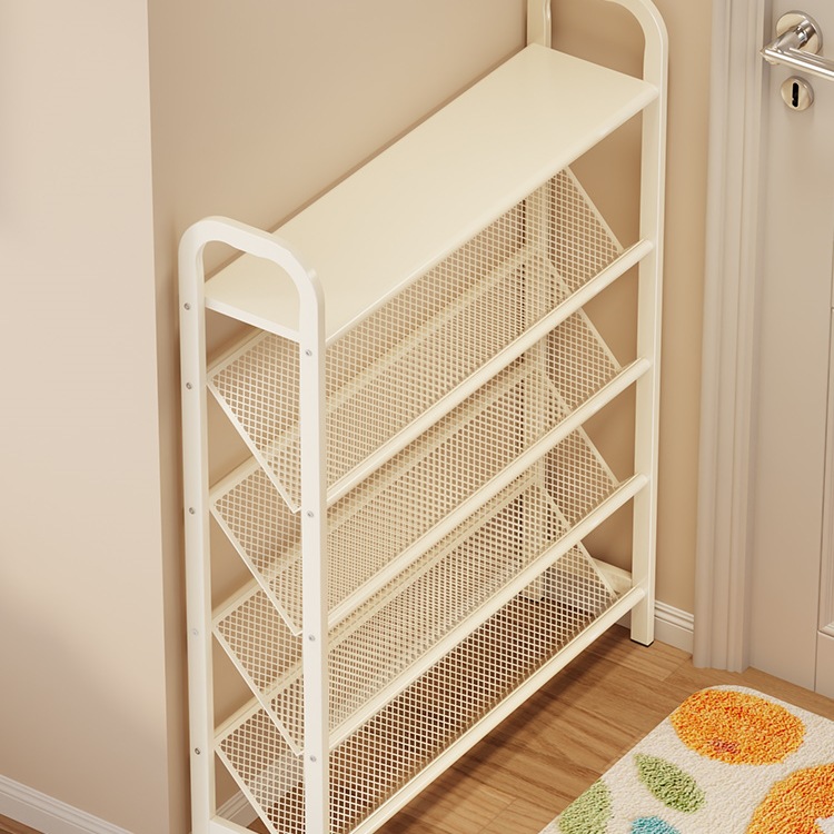 Entry Shoe Rack, Multi-Layer Shoe Cabinet at Home Entrance, Small Narrow Dormitory Rental Room, Space-Saving New Shoe Storage