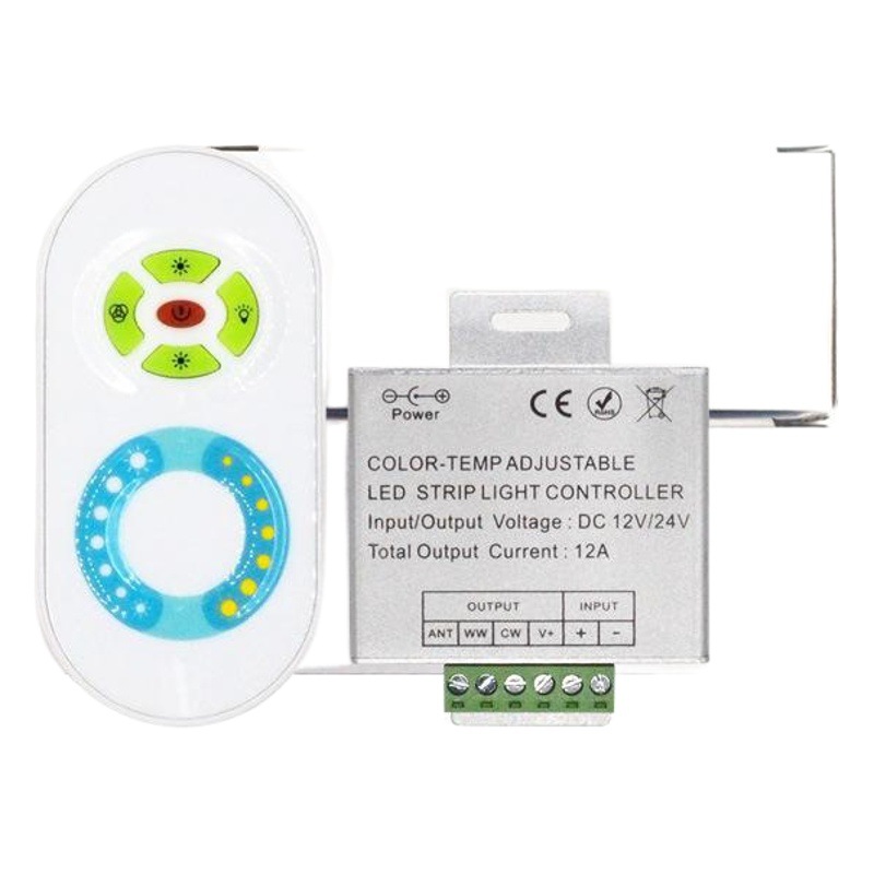 Aipin manufacturers LED light bar controller half touch color temperature dual controller 5 key half touch controller