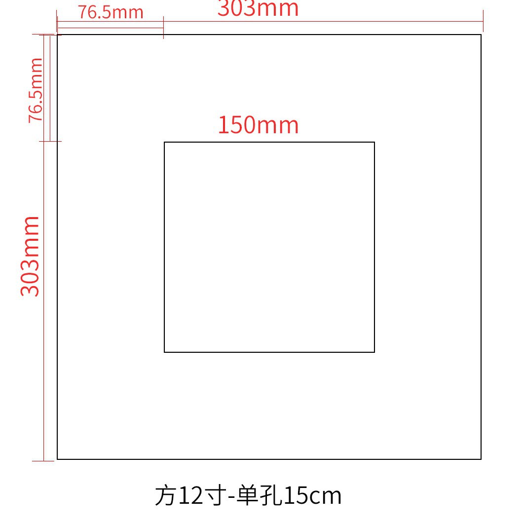 Picture of Baixi map lined with photo frame cardboard multi-Palace grid any size open hole pattern cardboard wholesale Baishou map paper