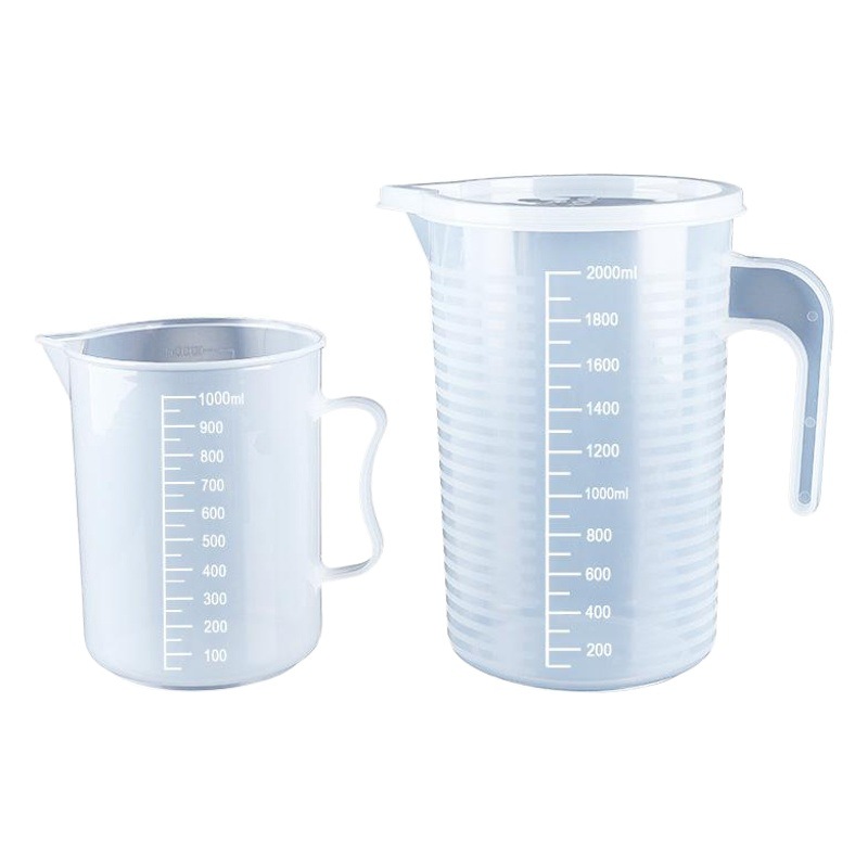 Measuring Cup with scale measuring cylinder milk tea shop equipment full set of tools special plastic household 1000ml5000ml