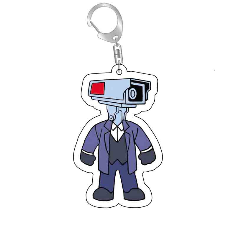 Picture of Cross-border new toilet man keychain skibidi toilet monitor Man TV man creative killer pendant batch