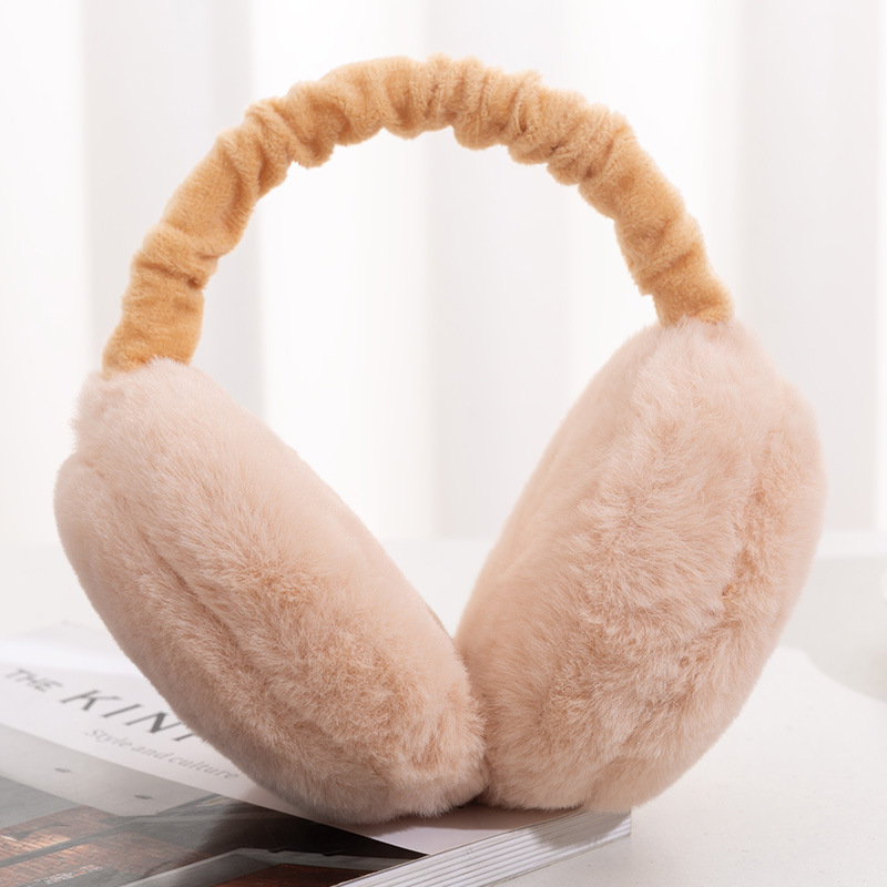 Picture of Korean Style Earmuffs Portable Foldable Hamburger Earmmuffs for Men and Women Winter Warm Earmmuffs Cold-proof Anti-freezing Ear Warming
