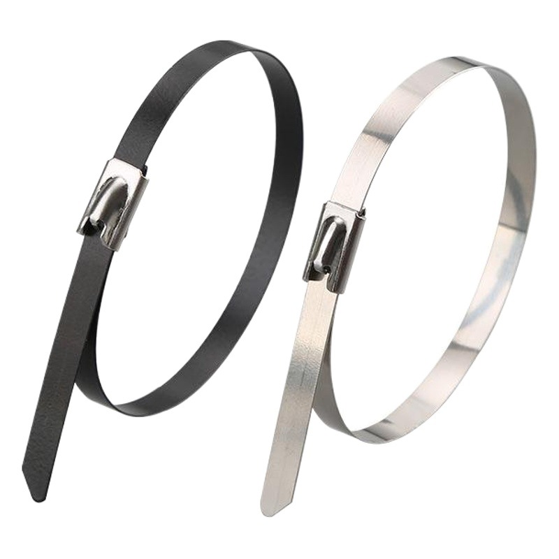 Manufacturers 304 stainless steel cable ties ship communication poles metal spray marine power stainless steel cable ties