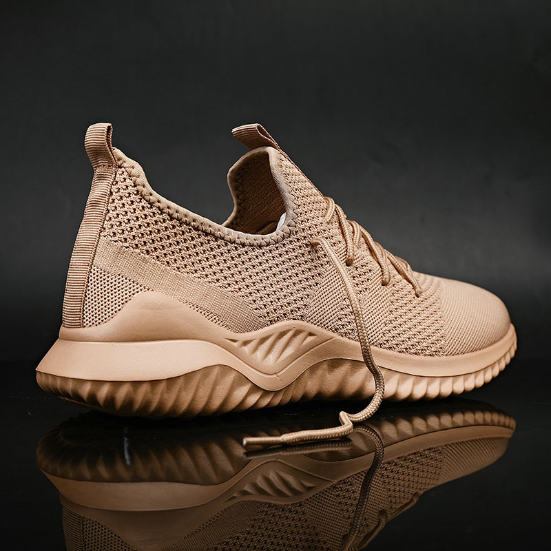 Picture of C863 Spring Low-top Casual Flying Woven Shoes Lace-up Lightweight Breathable Mesh Men's Shoes Large Size Cross-border Sports Running Shoes