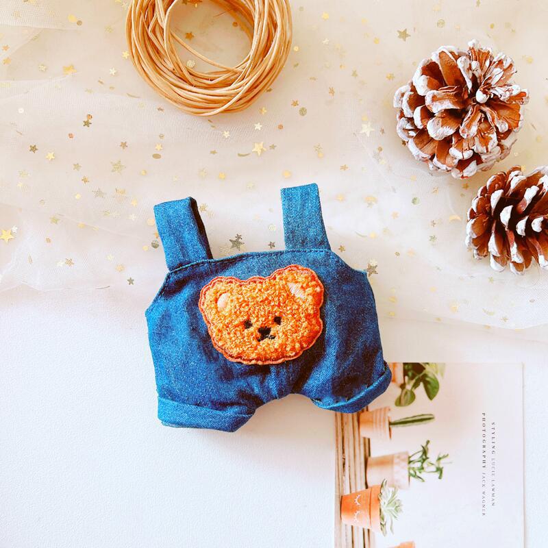 Picture of Hot selling one-shoulder bib pants 20cm cotton doll normal body fat body clothing accessories in stock