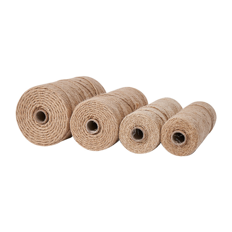 Picture of Jute Rope Hand-woven Decorative Coarse Hemp Rope DIY Thin Hemp Rope Bundle Tug Rope Cat Climbing Frame Winding Rope