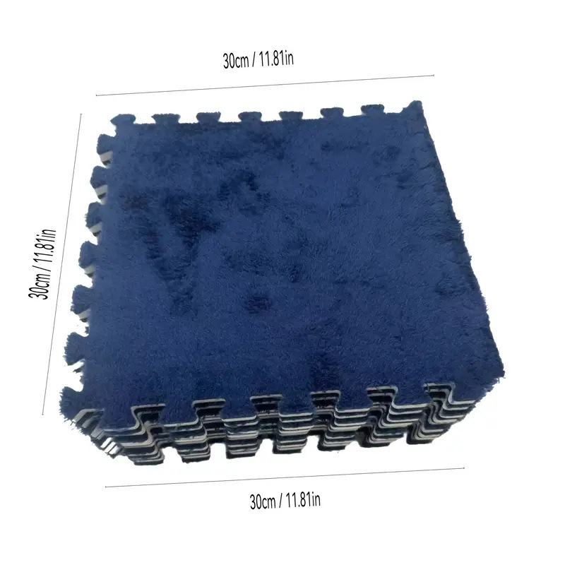 Picture of Amazon Cross-border Stitching Carpet Floor Mat Bedroom Bedside Mat Balcony Floor Mat Mosaic Carpet Removable Washable Suede