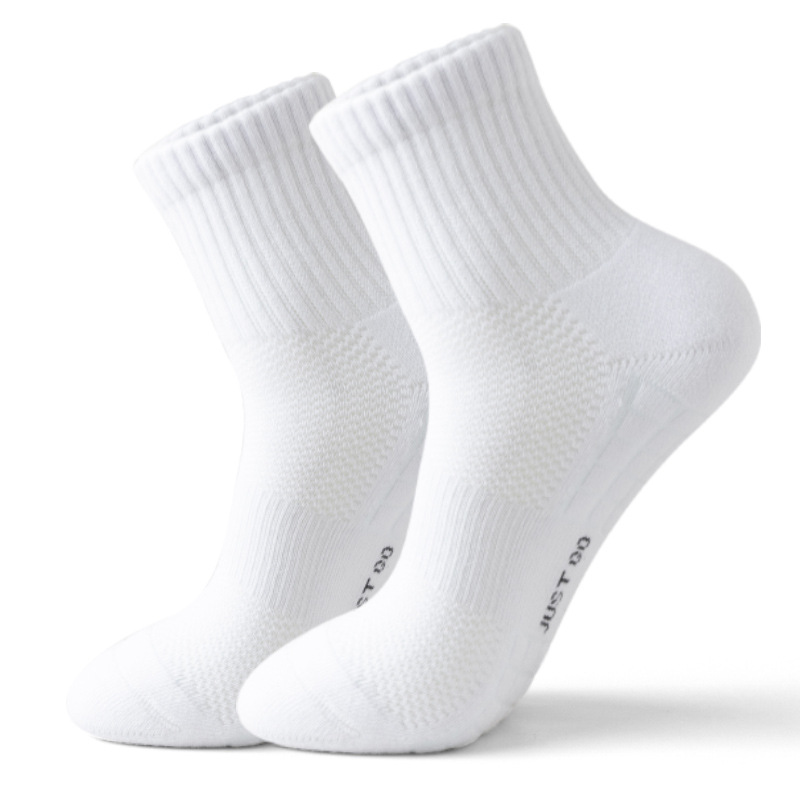 Picture of Cotton socks men's summer towel bottom sports socks professional running socks quick-drying mid-tube socks men's cotton wholesale