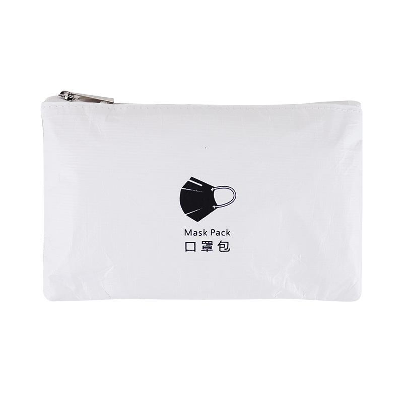 Japanese DuPont paper mask storage bag logo canvas temporary storage clip cartoon pattern key storage clip