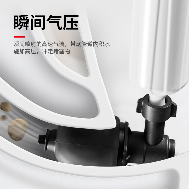 Picture of Toilet New Upgraded Integrated High Pressure Dredge Sewer Toilet Toilet Blocking Artifact