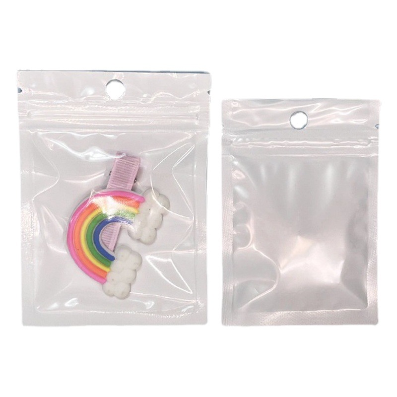 Pearlescent Film Yin and Yang Self-sealing Bag Translucent Pearlescent Film Bone Bag Mobile Phone Shell Packaging Bag Fishing Gear Plastic Pocket