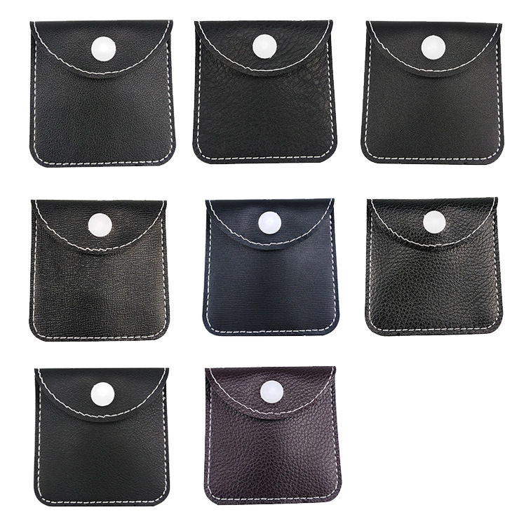 Picture of Factory clear price earphone jewelry bag MP3 packaging leather bag electronic product storage protection bag mixed pattern mixed color