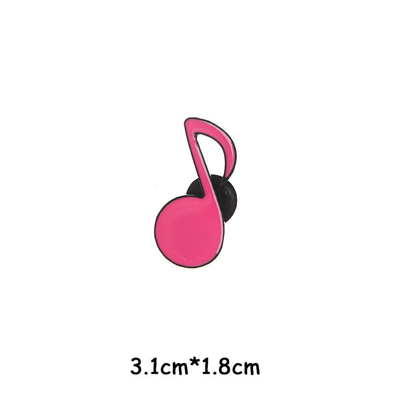 Picture of European and American New Hot-Selling Music Series Alloy Brooch Creative Note Shape Piano Guitar Clothing Accessories Brooch