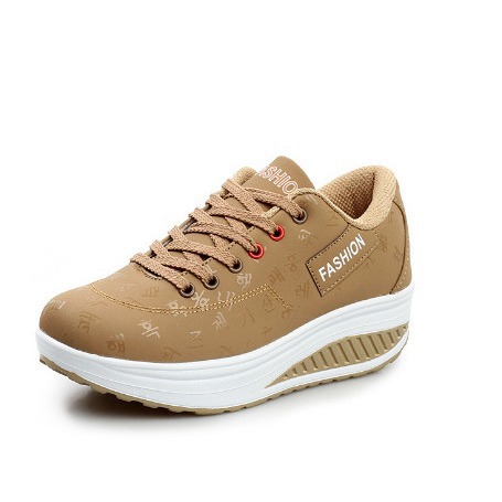 836 Leather Cross-Border Export Amazon Outdoor Rocking Shoes Sports Shoes Flats Platform Shoes Large Size Women's Shoes 2025