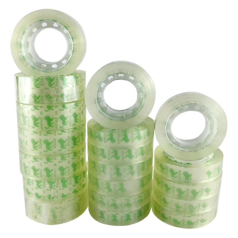 Green friends Office supplies tape stationery tape transparent small tape 12-18-24 wide student tape wholesale custom