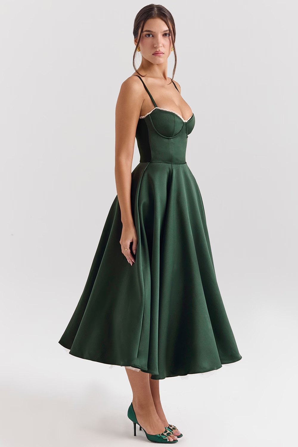 Picture of European and American sexy women's cross-border Amazon new strap V-neck sleeveless dress pettiskirt long skirt
