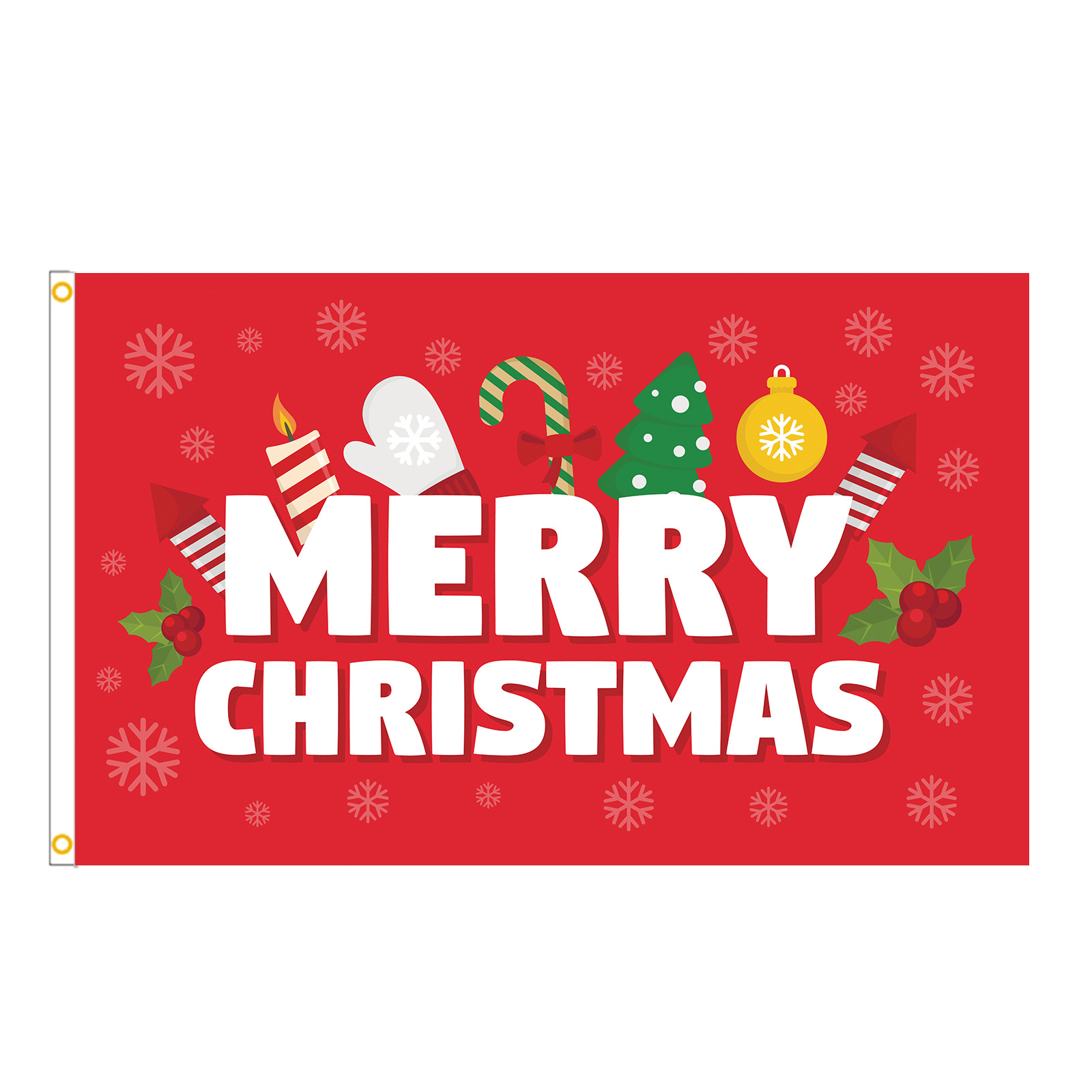 Picture of Amazon foreign trade cross-border flag Christmas indoor and outdoor polyester flag 90*150cm can be set to map