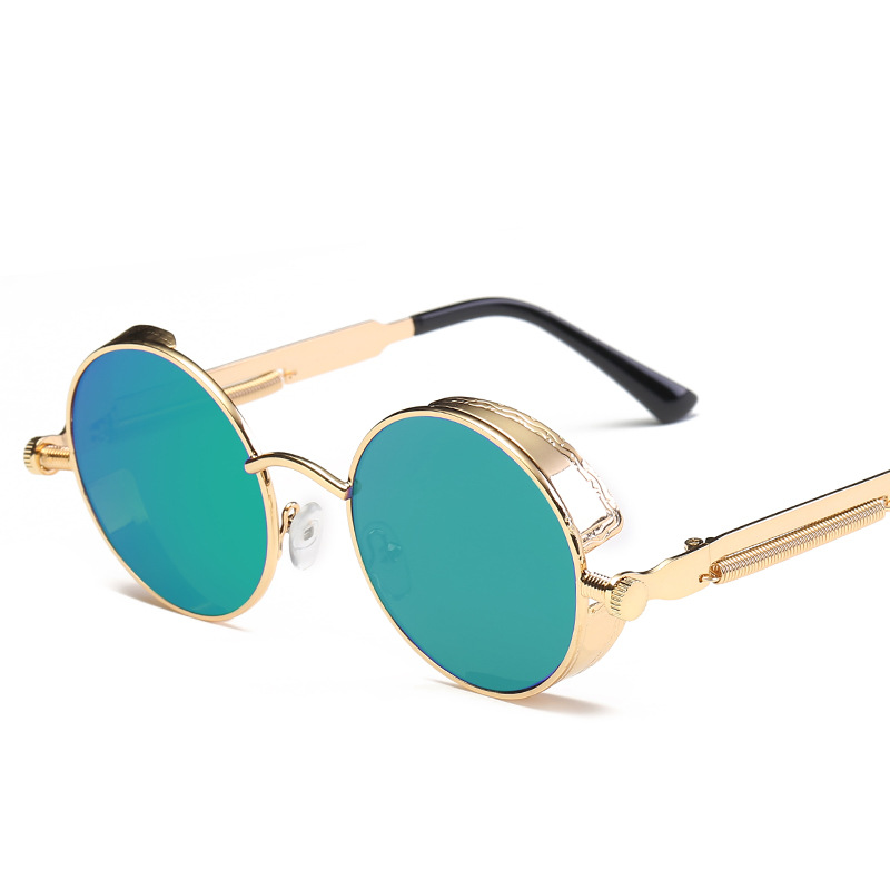Picture of Steampunk Glasses New Fashion Round Sunglasses European and American Retro Glasses Trendyy Sunglasses for Men and Women