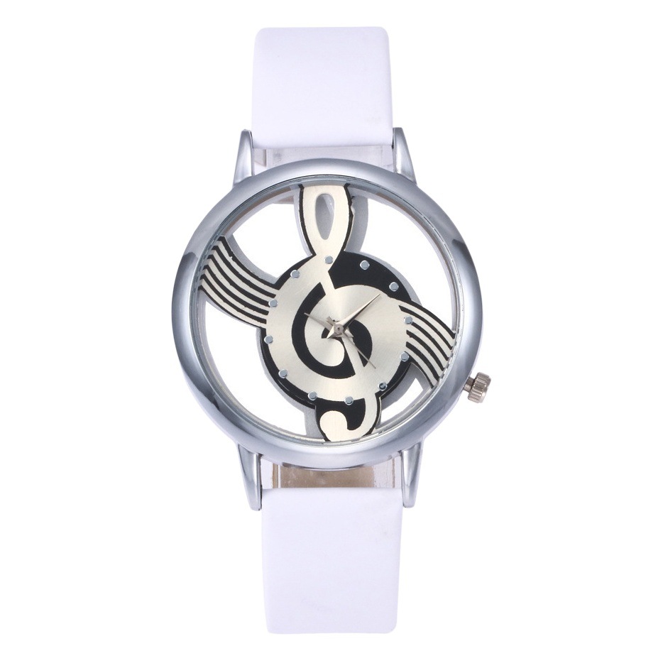 Hot Selling Music Women's Watch fashion watch creative hollow musical note watch male and female student couple watch
