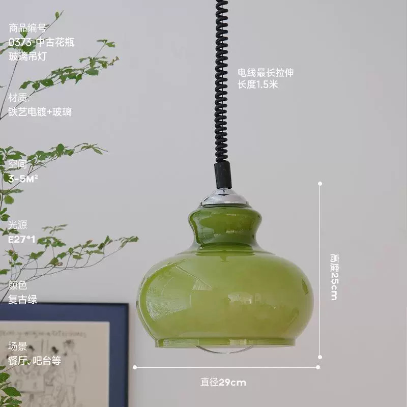 Picture of Nordic Creative Designer Glass Chandelier Advanced Sense Bedroom Restaurant Hotel Homestay Light Luxury Decorative Bar Table Lamp