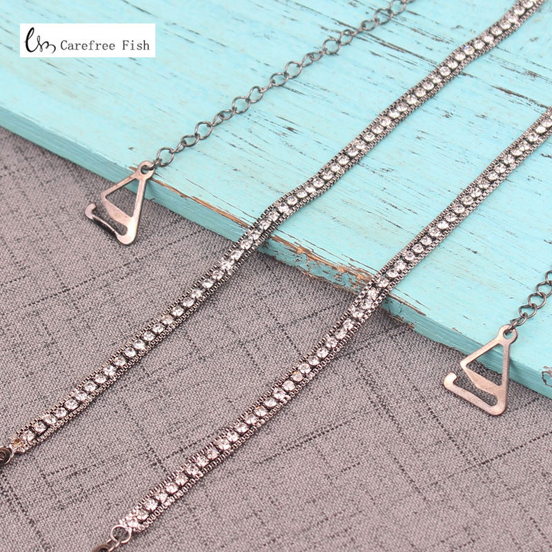 Picture of [Manufacturer Wholesale] Bridal Clothing Accessories Single Double Three Drainage Diamond Pearl Underwear Adjustable Bra Invisible Shoulder Straps