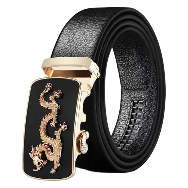 Sports car leopard belt men's belt business automatic buckle pu leather fashion new trend casual jeans belt