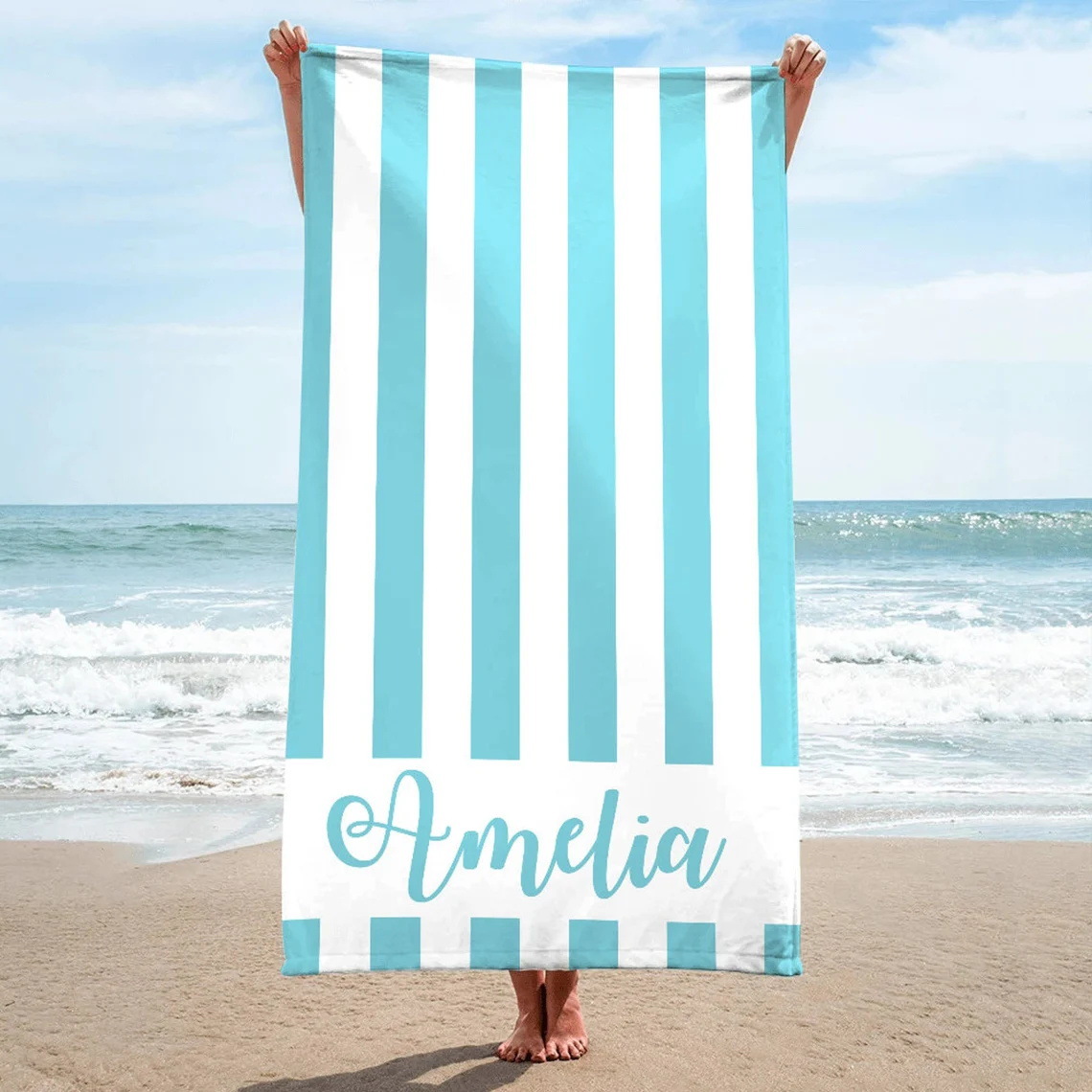 2 days hair custom fixed name Europe and the United States 3D digital printing square beach towel microfiber bath towel
