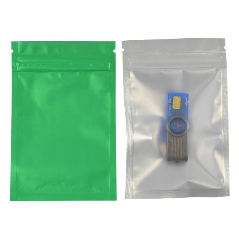 Matte matte keychain mini self-sealing bag fish hook tool translucent Yin and Yang sealed packaging bag 100 price