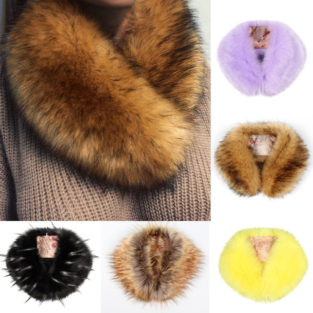 Cheng Juan P0171 spot Europe and the United States New imitation fox fur rabbit fur shawl imitation fur fur collar fur scarf