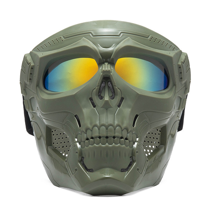 Picture of Off-Road Motorcycle Goggles Sports Cycling Harley Goggles Hood Motorcycle Cycling Goggles Tactical Helmet