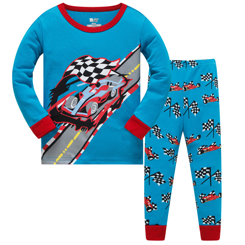 Picture of Baby cotton 3-8 long sleeve thread cotton children's pajamas air conditioning clothing a generation of hair and (whole hand) 8