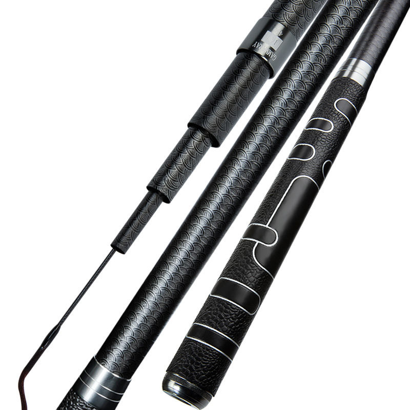 Picture of Black Pit Fishing Rod Light Hard 19 Adjusted 8H Table Fishing Rod Black Stick 8H Violent Rod Giant Fighting Rod Flying Fishing Rod Rod