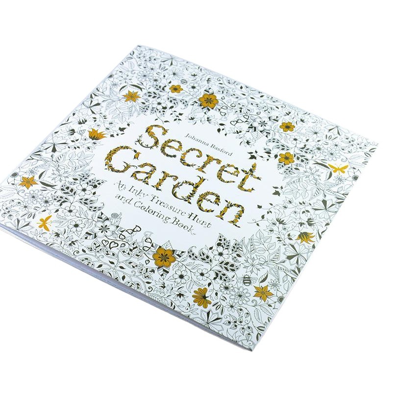 Small size Secret Garden coloring book decompression adult version hand-painted coloring mandala painting coloring book wholesale