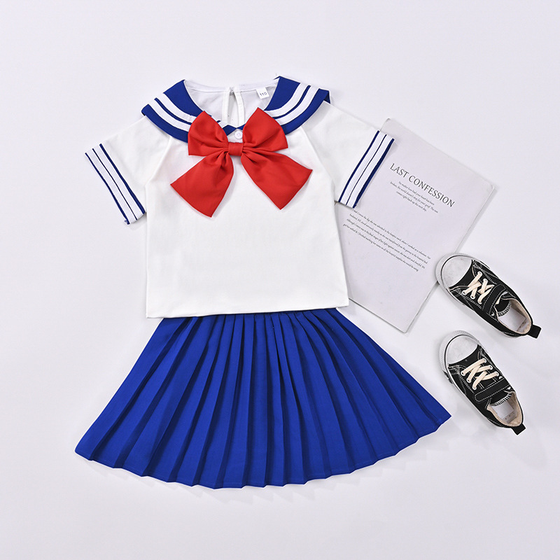 Picture of Children's Autumn Suit Sailor Moon Cosplay Stage Catwalk Water Ice Moon Dress Female Performance Clothing K-Style