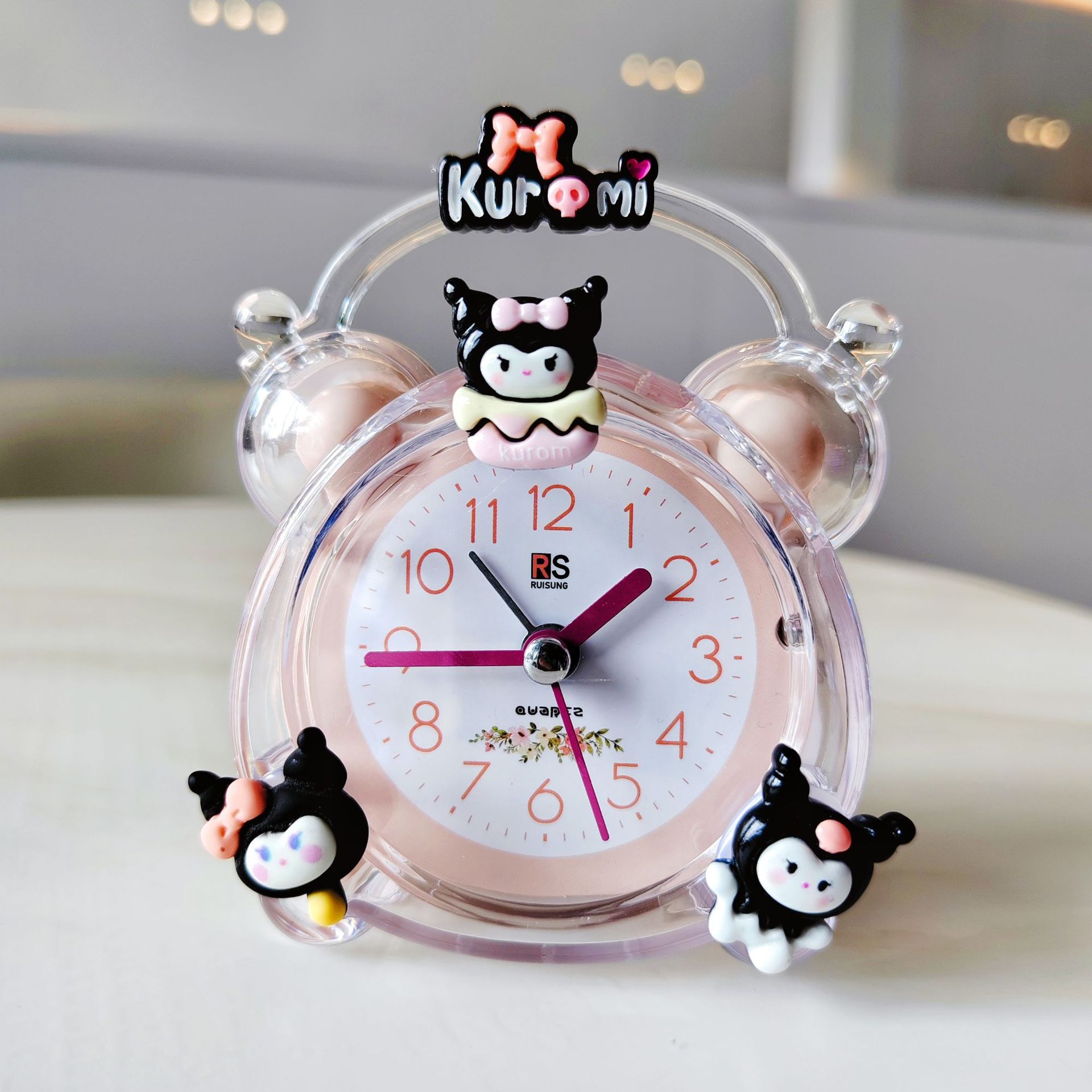 Picture of Childlike Cartoon Kidsren's Alarm Clock Creative Student Bedside Small Alarm Clock Kindergarten Small Gift Sharing Small Gift for the Whole Class