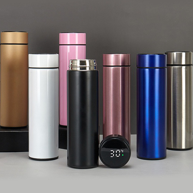 304 Stainless Steel Thermos Cup 500ml Temperature Cup Wholesale Holiday Welfare Gift Water Cup Can Be Customized with Patterns