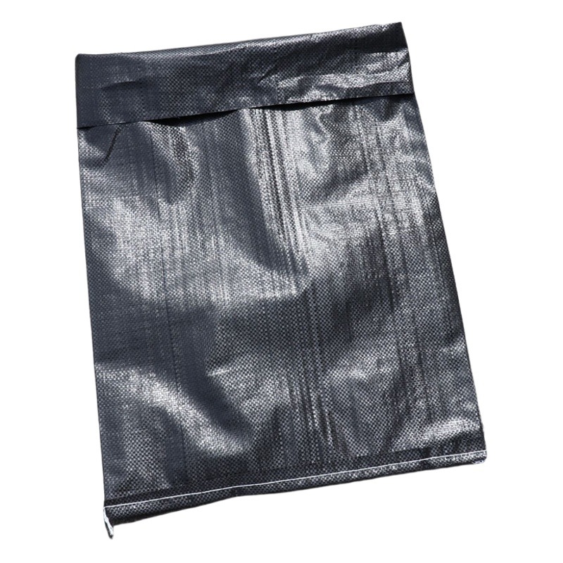 Charcoal Black thickened plastic woven bag flood prevention and flood prevention plastic woven bag geotextile grass protection slope thickened sandbag