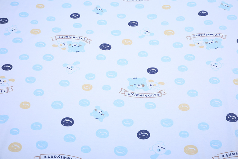 Picture of Combed Cotton Printed Cloth Cotton Wool Printed Knitted Double-sided Cloth Autumn and Winter Climbing Clothes Pajamas Baby Fabric