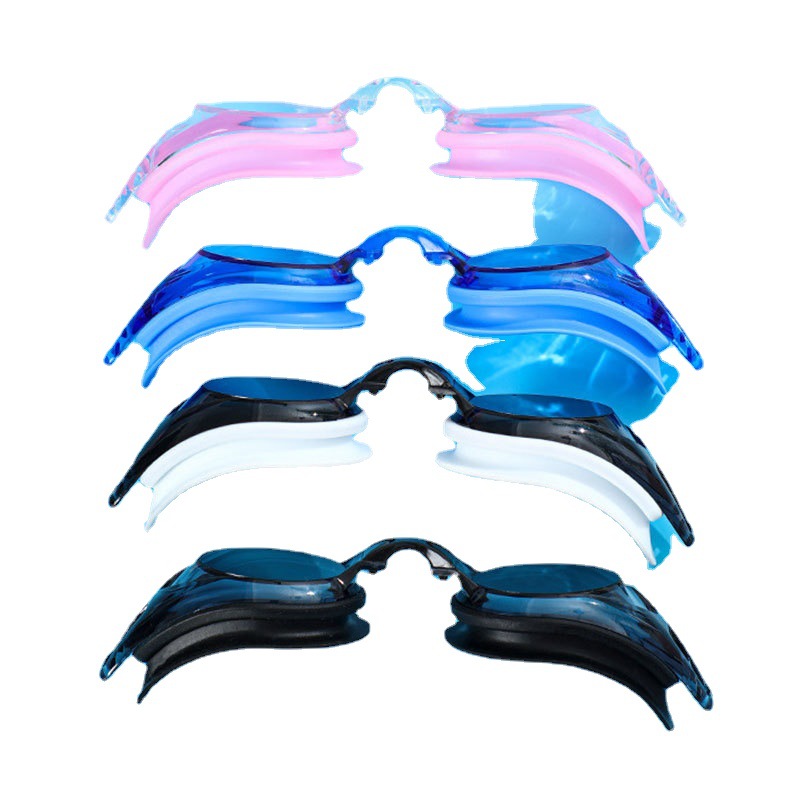 Picture of Factory wholesale new silicone swimming goggles adult anti-fog eye protection swimming goggles close fit waterproof swimming glasses