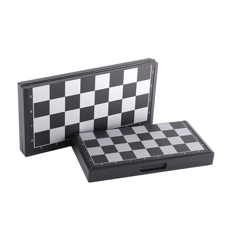 Picture of Magnetic Chess Folding Portable Storage Magnetic Suction Children Parent-Child Entertainment Competition Training Black and White Chess Pieces Wholesale