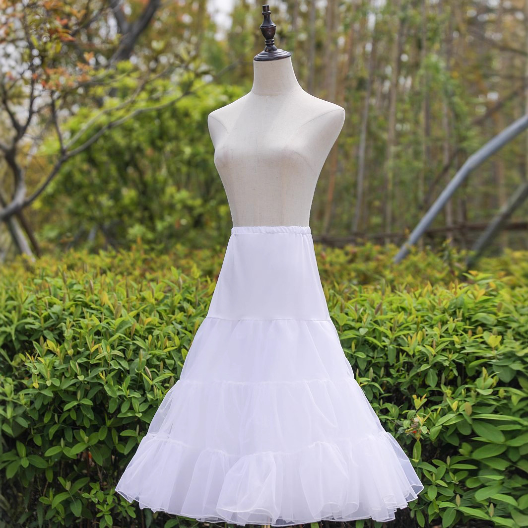 Picture of Boneless lolita ball pettiskirt support wedding dress petticoat lolita skirt lining crystal yarn ballet skirt