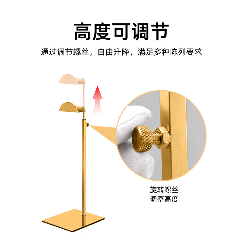 Picture of Stainless steel bag display rack leather bag handbag display rack bag hanging bag rack handbag display shelf wholesale