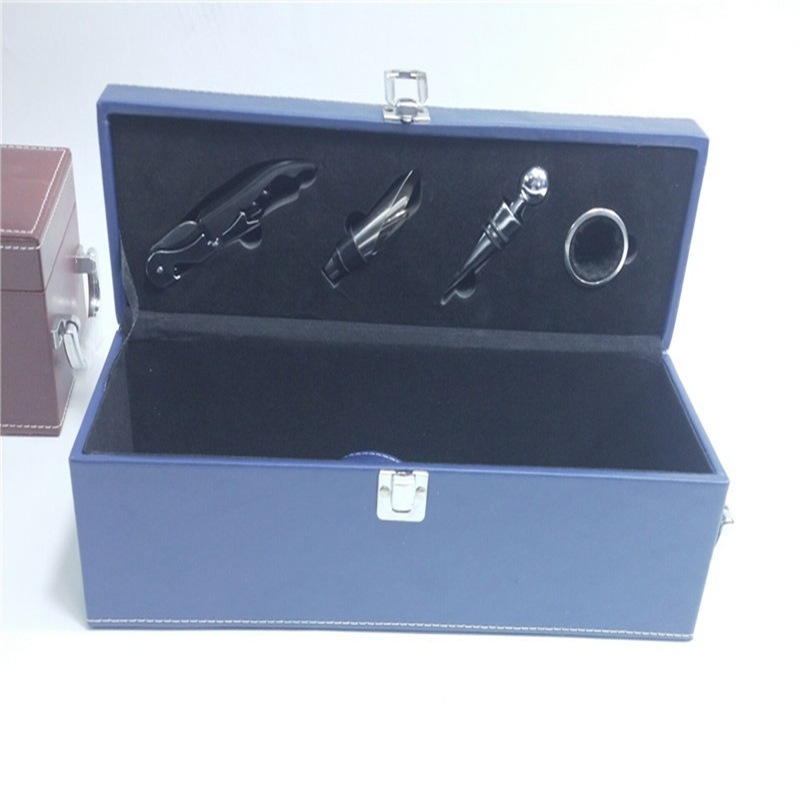 Picture of In-Stock Wine Packaging Box, Red Wine Box, Gift Box, Single Red Wine Box, Leather Box, Imported Red Wine Box, Single Piece