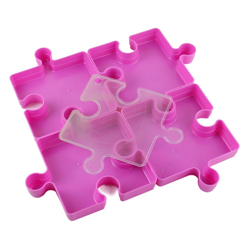 Cross-border source adult puzzle 1000 three-dimensional puzzle storage box stitching classification storage finishing toys