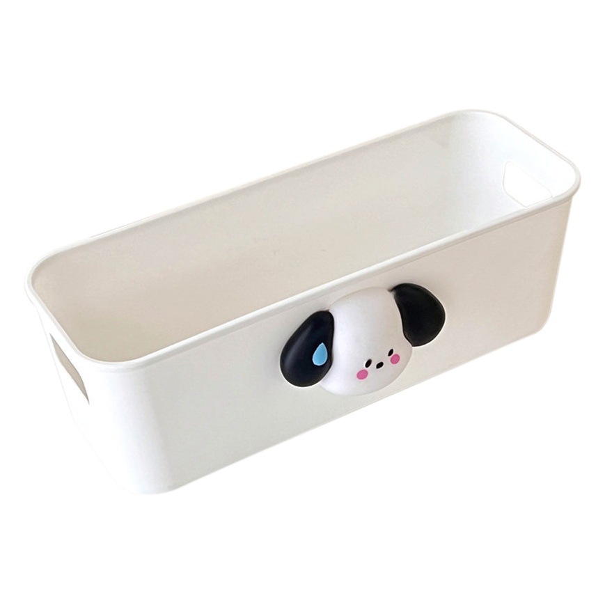 Multifunctional Desktop Storage Box Student Dormitory Rectangular Sundries Storage Box Girls' Mobile Phone Case Storage Artifact