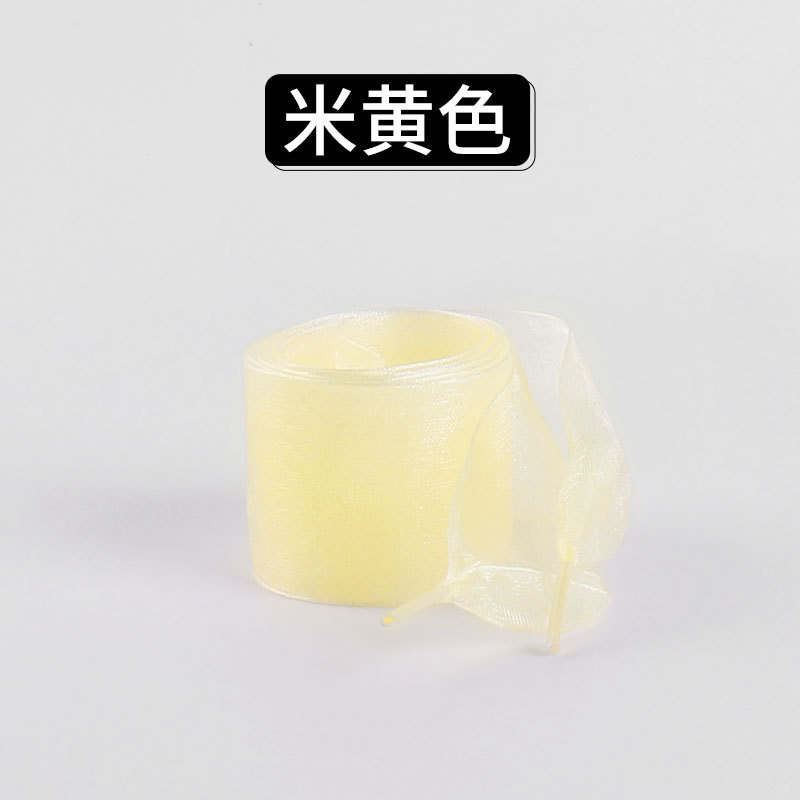 Picture of Wholesale Chiffon Shoelace Silk Shoelace German Training Shoes Casual Shoes Canvas Shoes Organza ins Flat Shoelace Rope