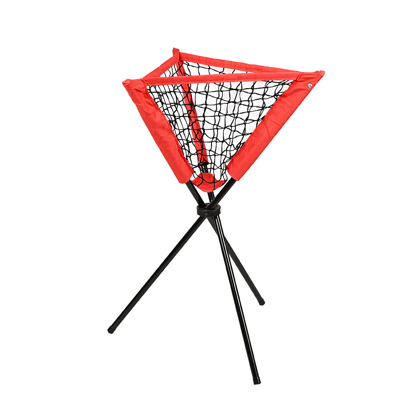 Picture of Baseball and Tennis Ball Basket Portable Ball Holder Storage Rack Triangular Ball Rack Outdoor