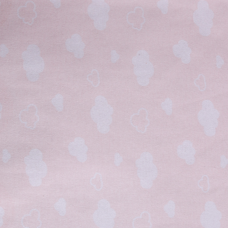Picture of 40s Cartoon Knitted Printed Fabric in stock Supply Cotton Wool Fabric Cotton Printed Composite Bamboo Fiber Diaphragm Pad